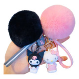 Chaveiro Pompom Hello Kitty