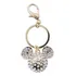 Chaveiro Rosto Mickey Enfeite Dourado Disney