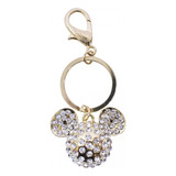 Chaveiro Rosto Mickey Enfeite Dourado Disney