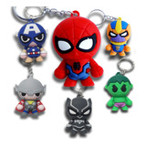 Chaveiro Super Herois Marvel Vingadores 6 Unid Infantil
