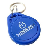 Chaveiro Tag De Proximidade Linear Hcs Nice 125 Khz Azul
