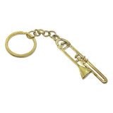 Chaveiro Trombone Dourado Kit
