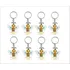 Chaveiros Abelha Personalizados 30 Unid