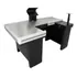 Check Out Leve De 1 80m Mesa Reta Com Kit Innal Cor Preto Perfil Cinza