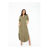 Chemise Longuente Feminino Manga