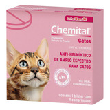 Chemital Vermifugo Gatos 4