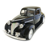 Chevrolet Coupe 1939 Black - Escala 1/24