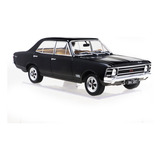 Chevrolet Opala 1969 Preto Fosco Carros Nacionais Escala1/24