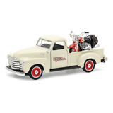 Chevy 3100 1950 1:25 + Harley 2001 Maisto 1:24 32194-creme