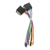 Chicote Conector Iso Plug Fêmea Universal 16 Vias Som Radio