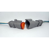 Chicote Plug Conector Linha Agrícola Máquina Dtp04 3p 2pçs
