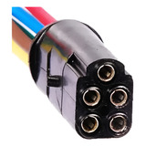 Chicote Plug Reparo Retrovisor Linha Caminhões Ônibus   5via