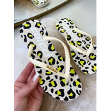 Chinelo Animal Print Feminino