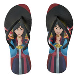 Chinelo Mulan Princesas Disney