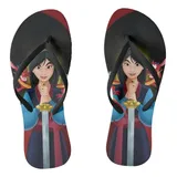 Chinelo Mulan Princesas Disney