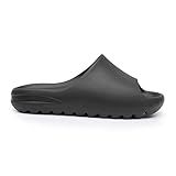 Chinelo Slide Nuvem EVA Yezee Leve Ortopédico Blush  43 44  Bege   Preto  BR  Adulto  Faixa Numérico  39  40 