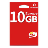 Chip 5g Europa Vodafone 55 Países Franquia 10gb 28 Dias