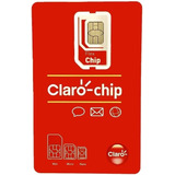 Chip Operadora Claro Gsm 4g Triplo 3 Corte Escolha O Ddd   