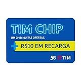 Chip Top TIM  Com R 10 Em Recarga 