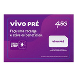 Chip Vivo 5g Pré Pago   Recarga Inclusa Para 15 Dias