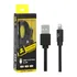 Chipsce Cabo Usb Flat P/ iPhone iPad Ipode 1,2m Carregar E Dados Cor Preto