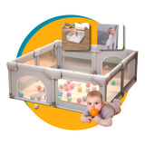 Chiqueirinho Bebe Grande Desmontável Proteção Cercadinho Kid