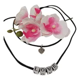 Chocker Pingente Love