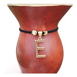 Chocker Pulseira Letra Inicial