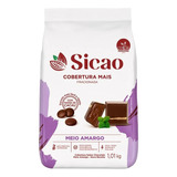 Chocolate Mais Gotas Meio Amargo Sicao 1,01kg 