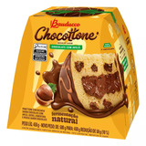 Chocotone Maxi Recheado Chocolate Com Avelã Bauducco 450g