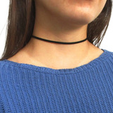 Choker Camurca Fino Gargantilha