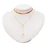 Choker E Colar Gravatinha Coração Folheado A Ouro 18k 