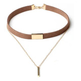 Choker Feminino Ouro Prata