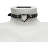 Choker Pu Coleira Argola