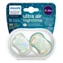 Chupeta Avent Ultra Air Brilha Escuro 0-6 Meses Menino Azul Cor Neutra