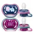 Chupeta Philips Avent Ultra Air Menina Love Rosa Azul  18 Meses