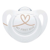 Chupeta Recém Nascidos Star Newborn 0 À 2 Meses Neutral Nuk Cor Branco