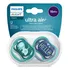 Chupeta Ultra Air Azul Avent Decorada 18+ Meses Menino Dupla Período De Idade +18 Meses