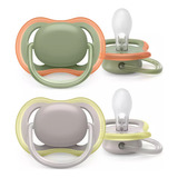 Chupeta Ultra Air Dupla 6 18m Philips Avent Scf085 20 Neutra