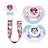 Chupetas Disney Baby Ortodôntica +6m E Prendedor Com Fita