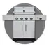 Churrasqueira Devon Inox Chaleur Grill Com 4 Queimadores E 1 Boca De Fogão A Gas De Carrinho Bafo Gás Grande De Espetinho Gourmet Para Frango Americana Churrasco