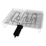 Churrasqueira Elétrica Cotherm 1200w Pra Já 127v Aco Inox 1181 Bandeja Alumínio