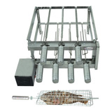 Churrasqueira Giratoria Dupla Inox