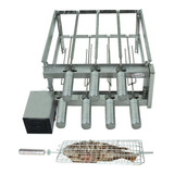 Churrasqueira Giratoria Dupla Inox7