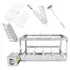Churrasqueira Grill Kit Inox C/ 5 Espetos Mais Acessórios J5