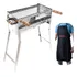 Churrasqueira Portátil Inox Movel 50x25x70 Incluso Avental