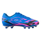 Chuteira Campo Lotto 10703 Solista Fulmine B700 Azul