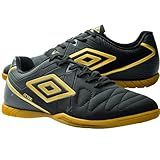 Chuteira Futsal, Attak Eternal, Umbro, Masculina, Preto/dourado/grafite, 44