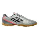 Chuteira Futsal Umbro Attak Eternal Masculina Prata