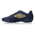 Chuteira Masculina Society Neo Striker Umbro Cor Marinho Branco Dourado Tamanho 39